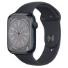 Apple Watch Série 8 45mm Noir - Bracelet Noir - Reconditionné